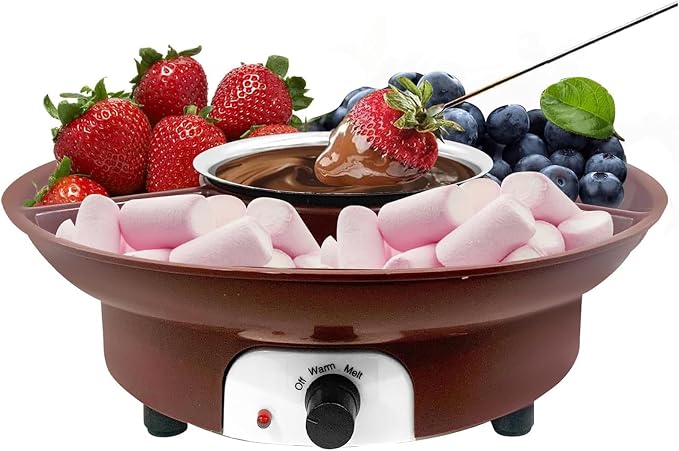 GLOGLOW Fuente de Chocolate Eléctrica, Recipiente de Acero Inoxidable miniatura 7