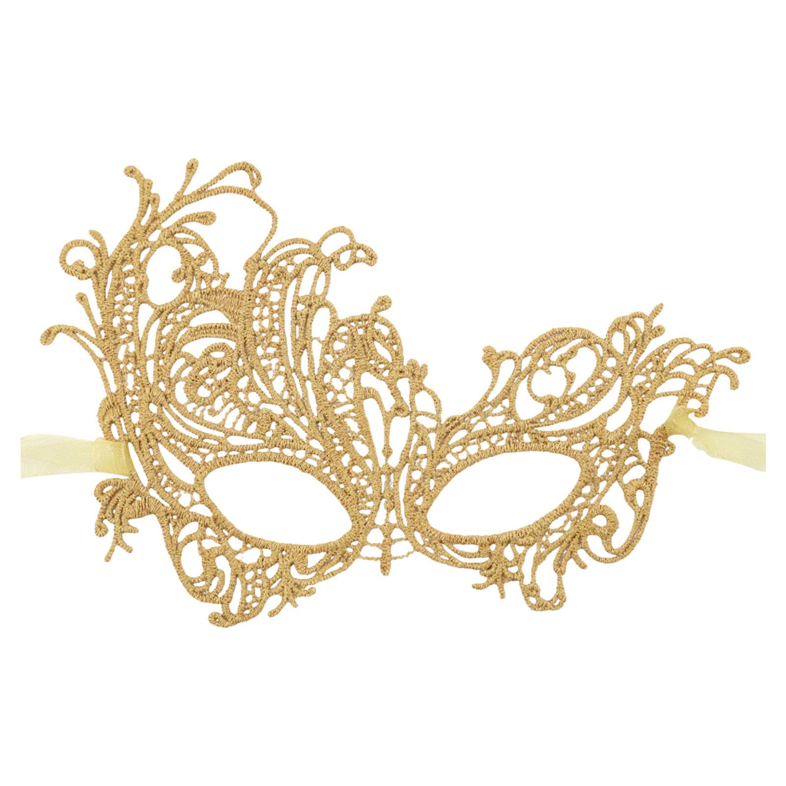 Lace Masquerade Mask For Women Venetian Party Mask Carnival Mask Rave Masquerade Mask Silver Masquerade Mask Carnival Party Dress Up Dress (Khaki, One Size)