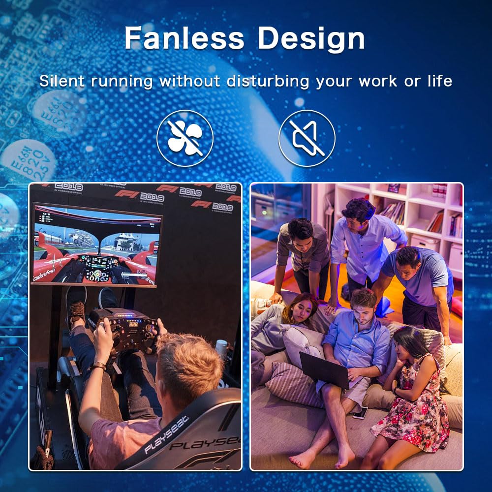 Switch Ethernet non gestito Davuaz 2.5G con 8 porte 2.5G Base-T e 1 porta Uplink 10G SFP, compatibile con 100/1000/2500Mbps, design senza ventole, Plug & Play, switch di rete 2.5Gb in metallo