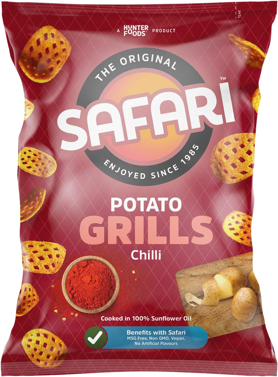 Safari Potato Grills Chilli, 60gm