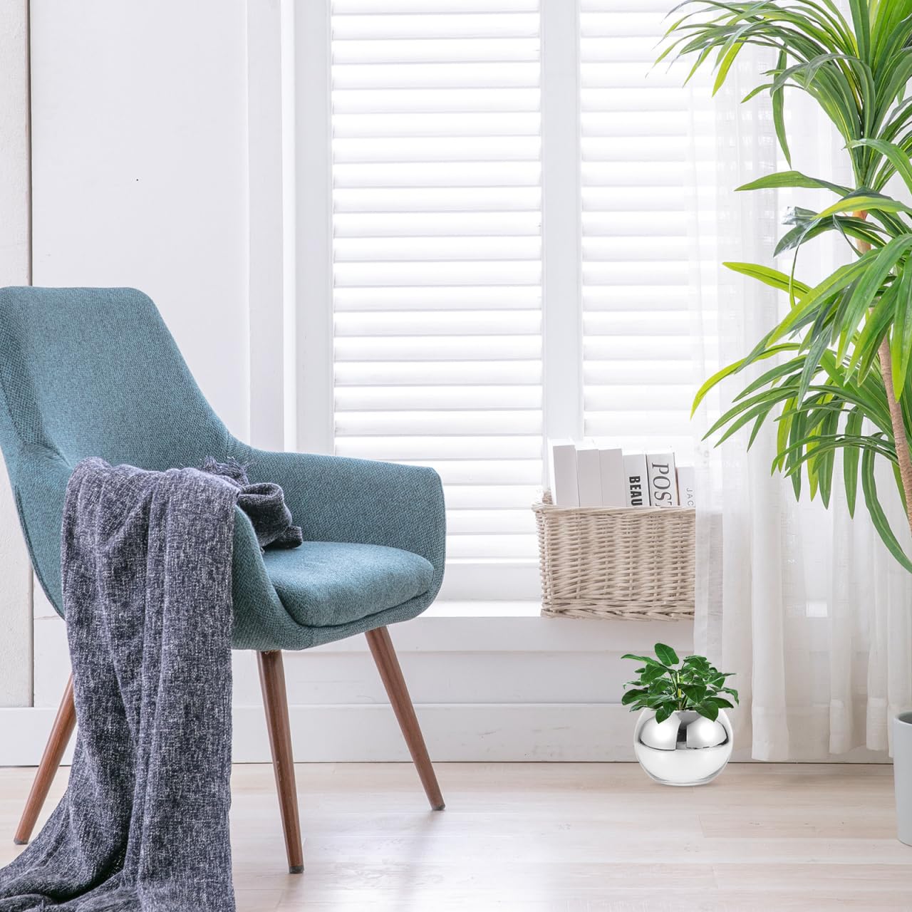 DOITOOL Vaso Di Vetro 6 Pollici Per Composizioni Floreali Centrotavola Decorativo Casa E Ufficio Vaso Di Fiori Da Interni in Vetro Trasparente Per Decorazioni Tavola E Ambienti Moderni