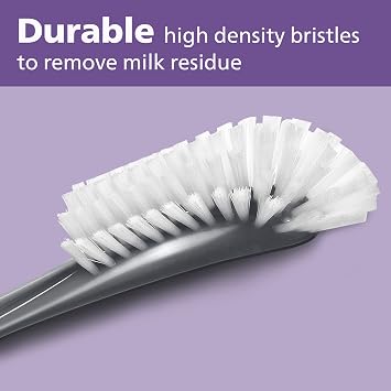 Philips AVENT Baby Bottle and Nipple Brush, Grey, SCF145/18