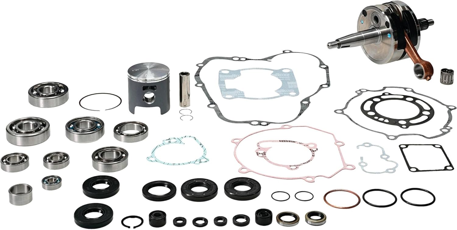 Vertex WR00058 Complete Engine Rebuild Kit Compatible With/Replacement For Kawasaki KX 100 2014-2019 0.5mm Size Over Standard
