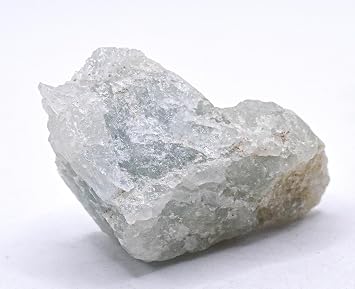 160ct 43mm Clear Blue Aquamarine Rough Natural Sparkling Translucent Beryl Gemstone Crystal Mineral Raw Specimen - Brazil