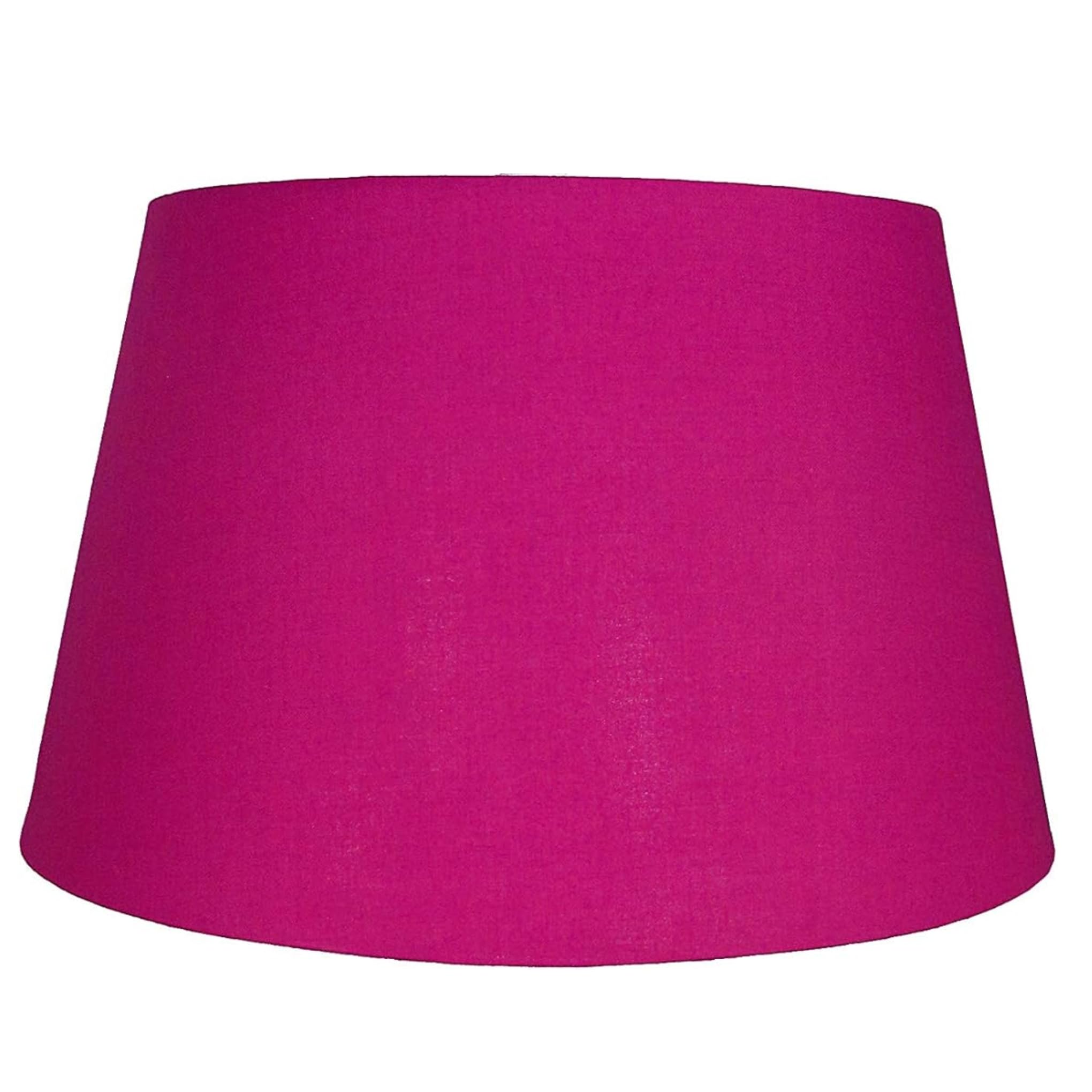 Cotton Drum Shade - (12inch 30cm Dia) (Purple)