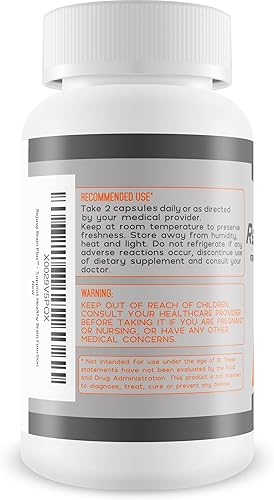 Miniatura 3 de Reviva Brain Plus IQ - Apoya la función cerebral saludable - Complejo de refuerzo cerebral Ultra Blend formulado con alfa-GPC, vitamina B6, niacina,