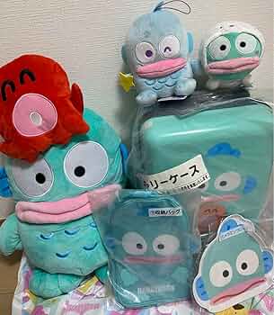 ハンギョドン　くじ　ダストボックス　クッション　バッグ　ギガジャンボぬいぐるみ ハンギョドン くじ ダストボックス クッション バッグ ギガ