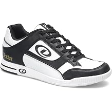 Dexter Mens Royal Bowling Shoe White/Black - Universal Slide Soles - Made for Both Left and Right Handed Bowlers - Athletic Fit - Lightweight
