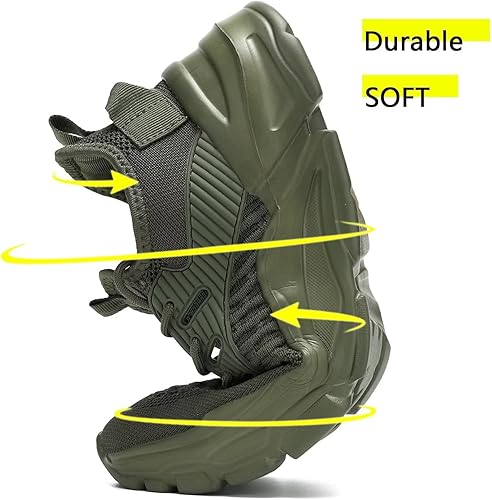 Miniatura 6 de Tenis de correr para hombre, antideslizantes, transpirables, ligeros, a la moda, antideslizantes, atléticos, para caminar, gimnasio, trabajo