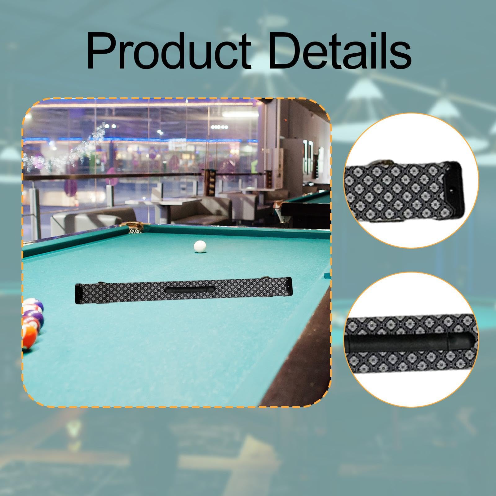 kowaku Estuche para Tacos de Billar, Solución Protectora de Almacenamiento Y Transporte, Interior Suave 1×1