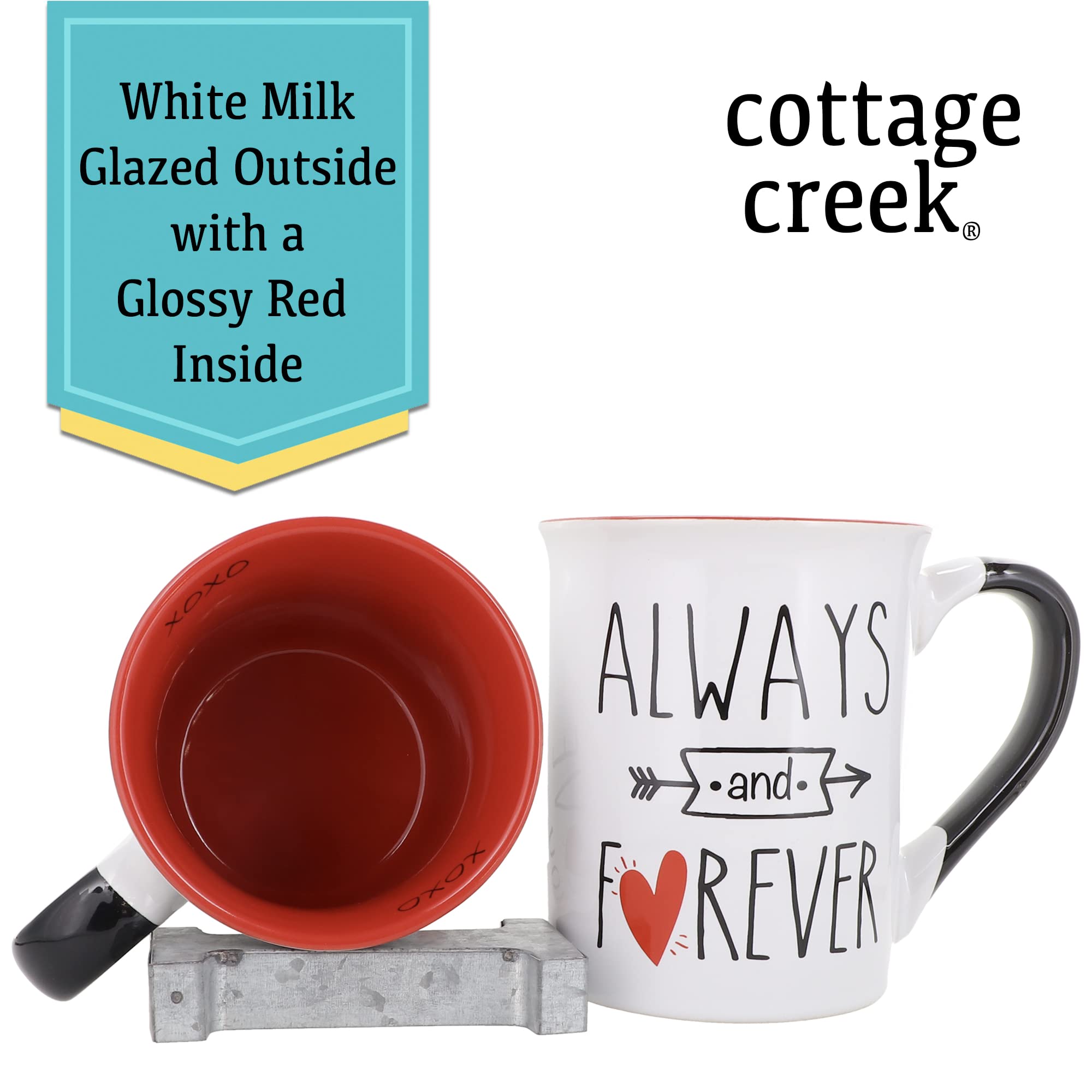 Amazon.com: Cottage Creek Mugs | Mug Set of 2 16oz. Ceramic Coffee Cups | I  Love You Coffee Mugs for Men and Women | Perfect Couples Engagement, Bridal  Shower, Wedding, Christmas &