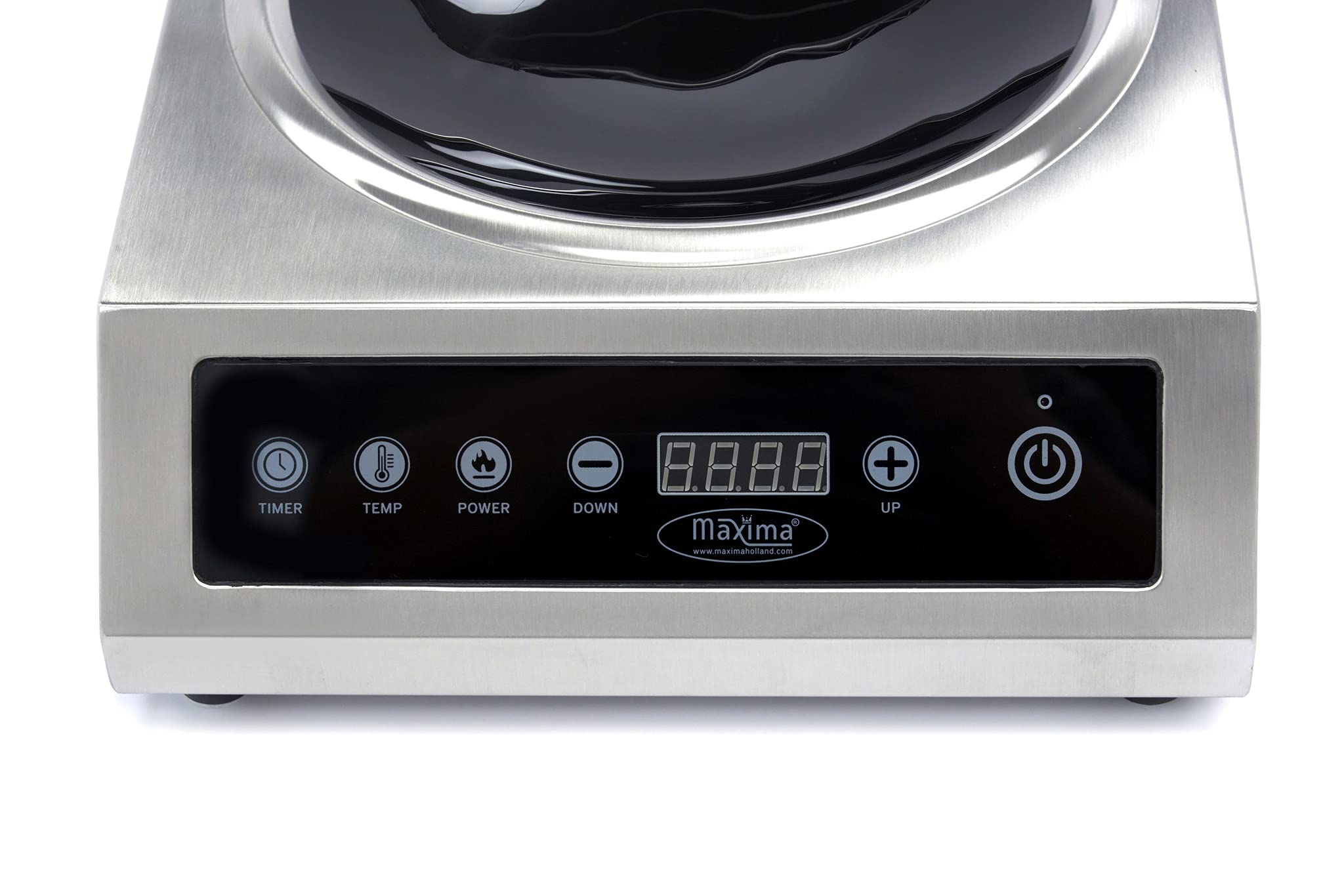 Maxima Piano Cottura Wok - Anello di Cottura Ø28cm - 3500W - Induzione