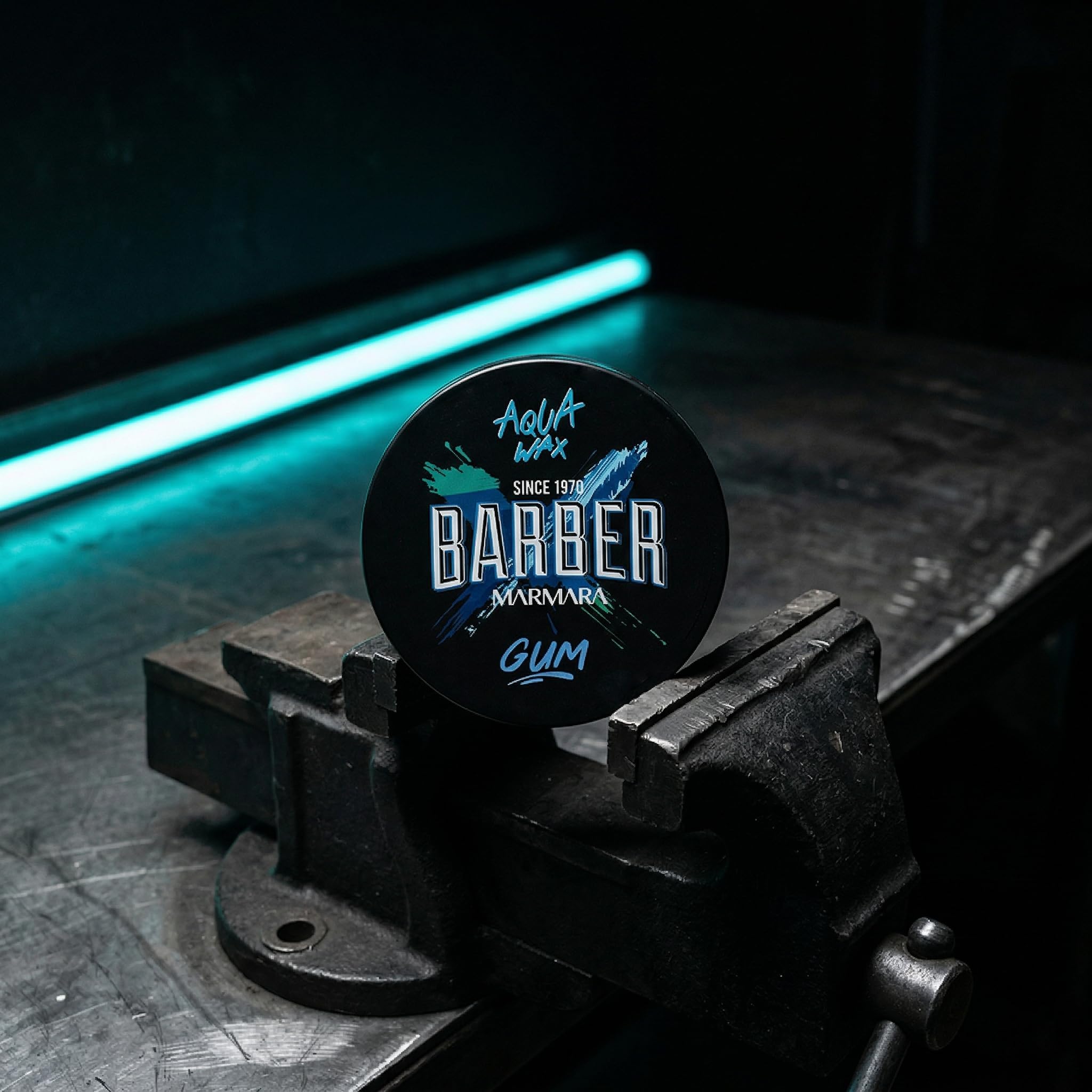 Barber Marmara Aqua Wosk do Włosów Gumowy Mocny Uchwyt Wysoki Blask Żel-Wosk Hybrydowy 150 ml, Wosk do Stylizacji na Bazie Wody dla Mężczyzn, Kontrola Krawędzi, Tekstura, Łatwe Spłukiwanie