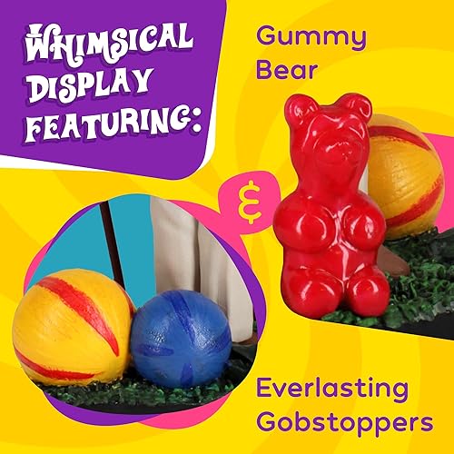 Miniatura 4 de Royal Bobbles Willy Wonka & The Chocolate Factory Bobblehead, figura realista de poliresina premium, número de serie único, detalle exquisito