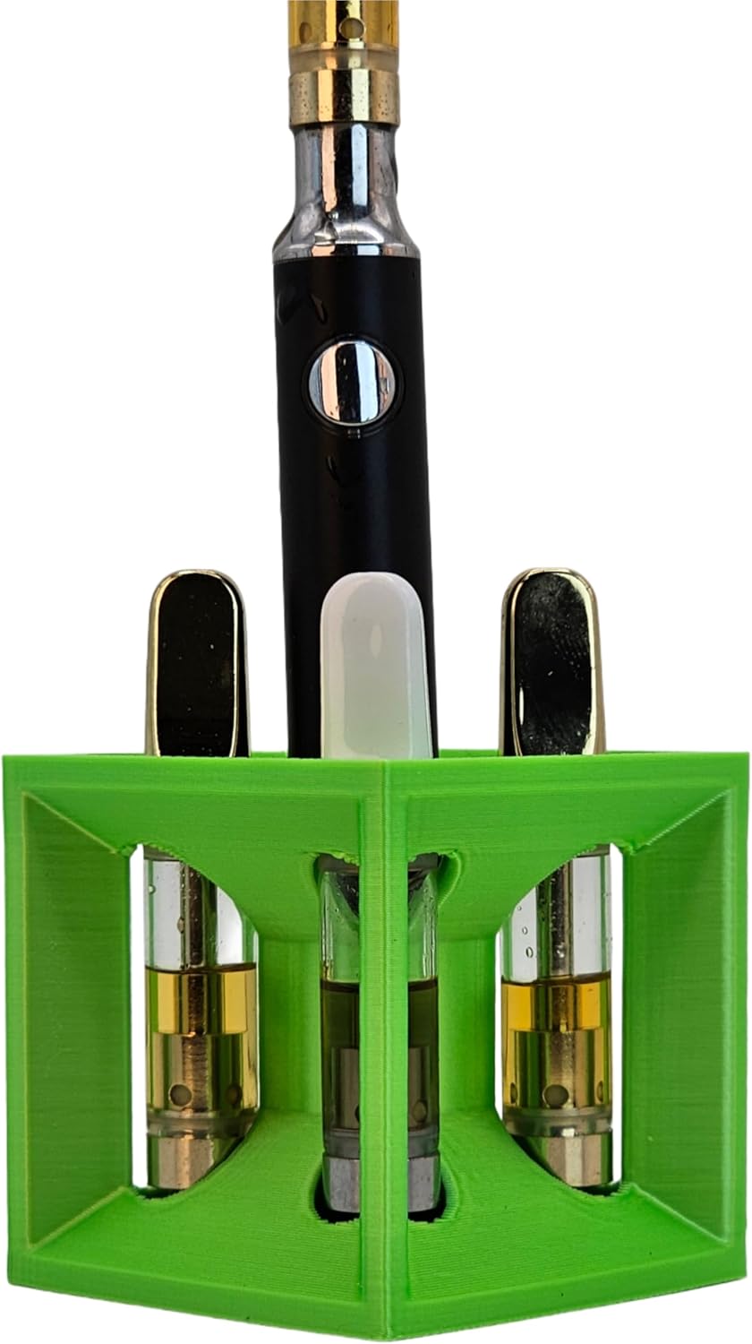 Tesseract Vape Pen Stand (Neon Green)