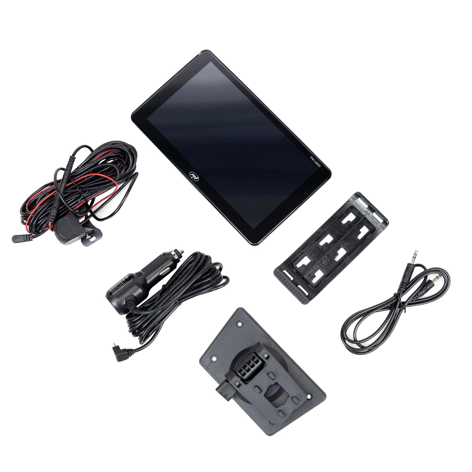 PNI L8050 Auto-Multimediasystem mit 7-Zoll-Bildschirm, Apple Carplay und Android Auto, Android/iPhone-Spiegelung, FM-Sender, Rückfahrkamera inklusive