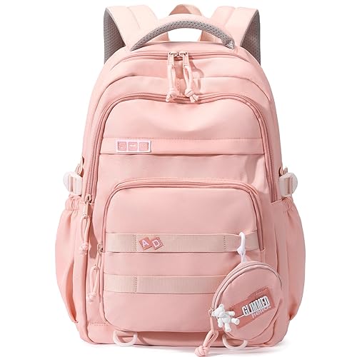 YJMKOI Large capacity Backpack for Teen Girls Aesthetic Student Schoolbag Middle School Girls Backpack