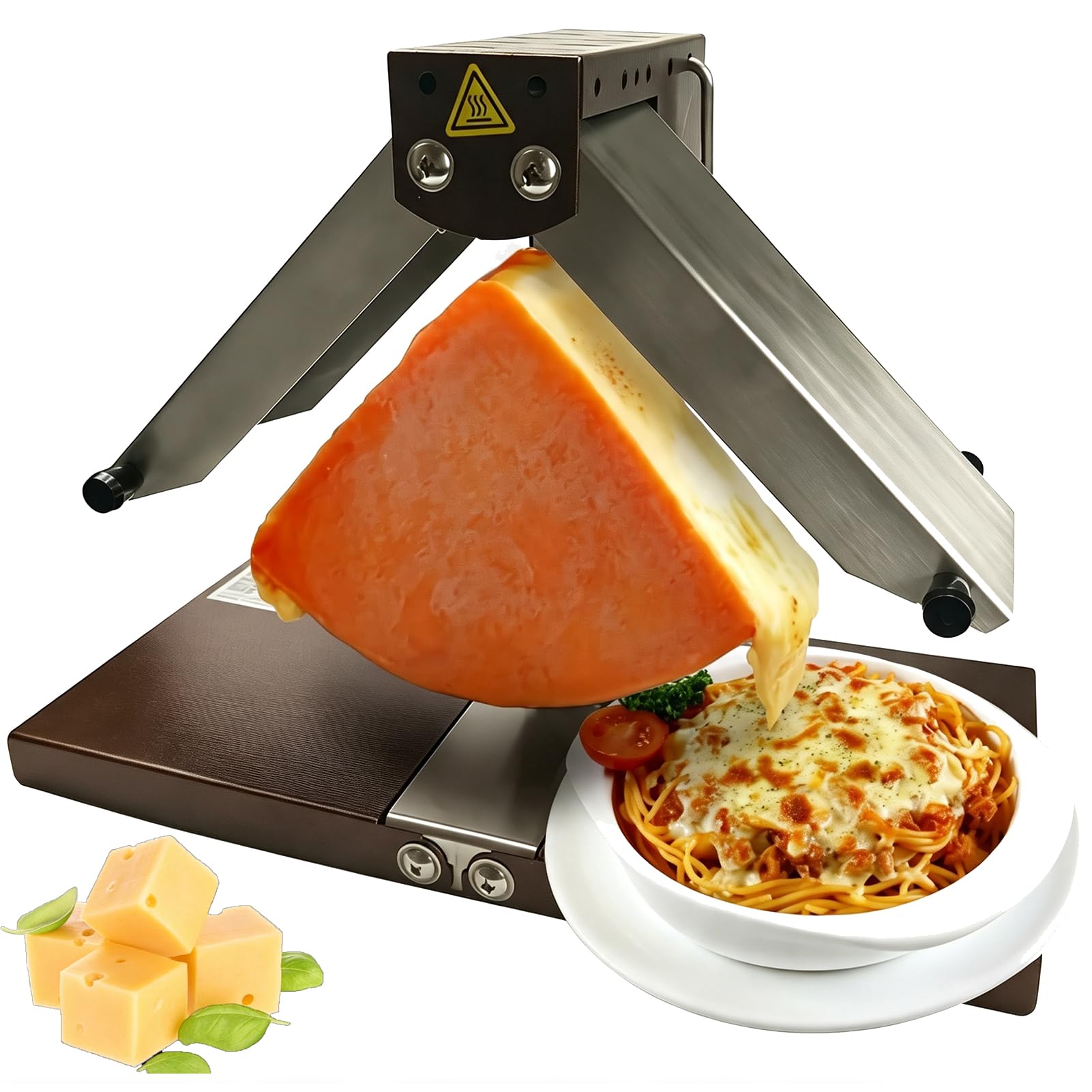 Sciogli Formaggio Elettrico 1000W Grill Raclette con Riscaldatore