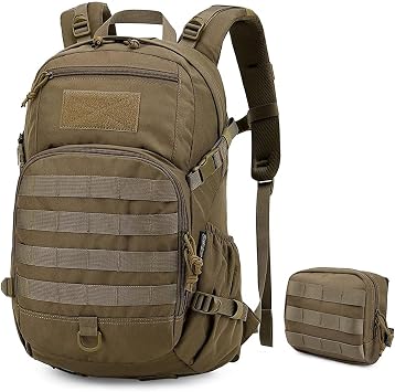 Mardingtop 25L Small Tactical Backpack +Molle Admin Tactical Pouch