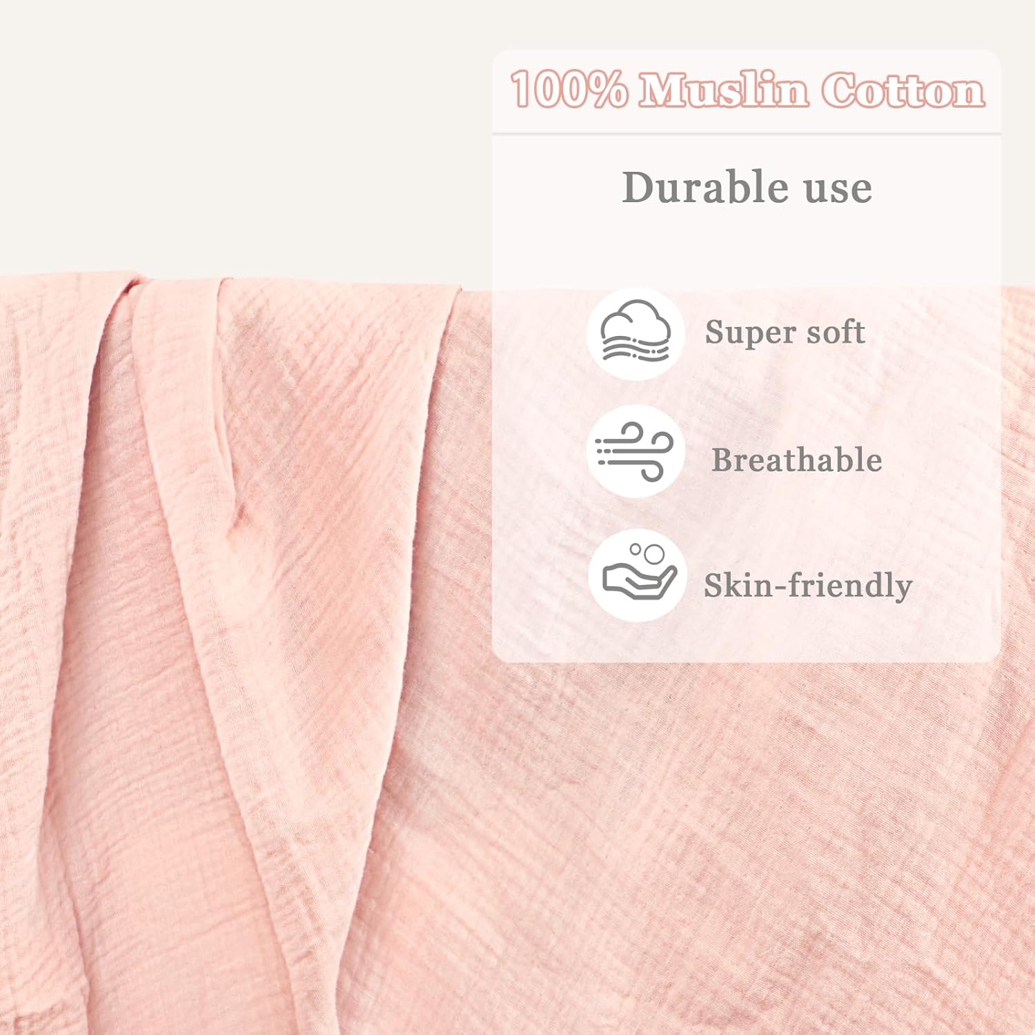 Hooyax Muslin Bassinet Sheets 2 Pack for Baby, Compatible with Bedside Sleeper Bassinet Fitted Sheets for Girls Boys, Ultra Soft and Skin-Friendly for Girls (Pink, Checkered)