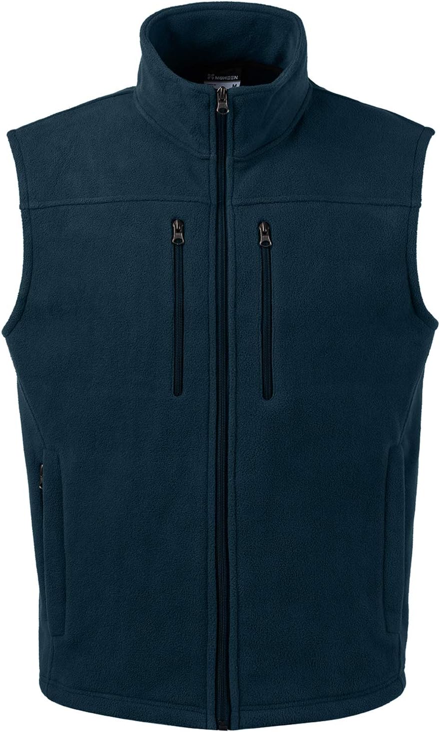 MOHEEN Men's Fleece Vest Outdoor Full Zip Softshell Sleeveless Jacket with Pockets - Image 4