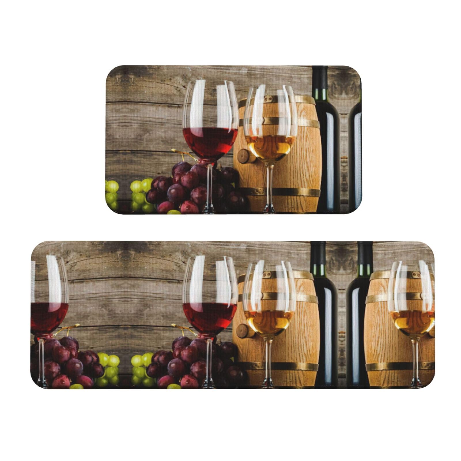 Tapis de sol de cuisine contre la fatigue lot de 2 rembourrés imperméables