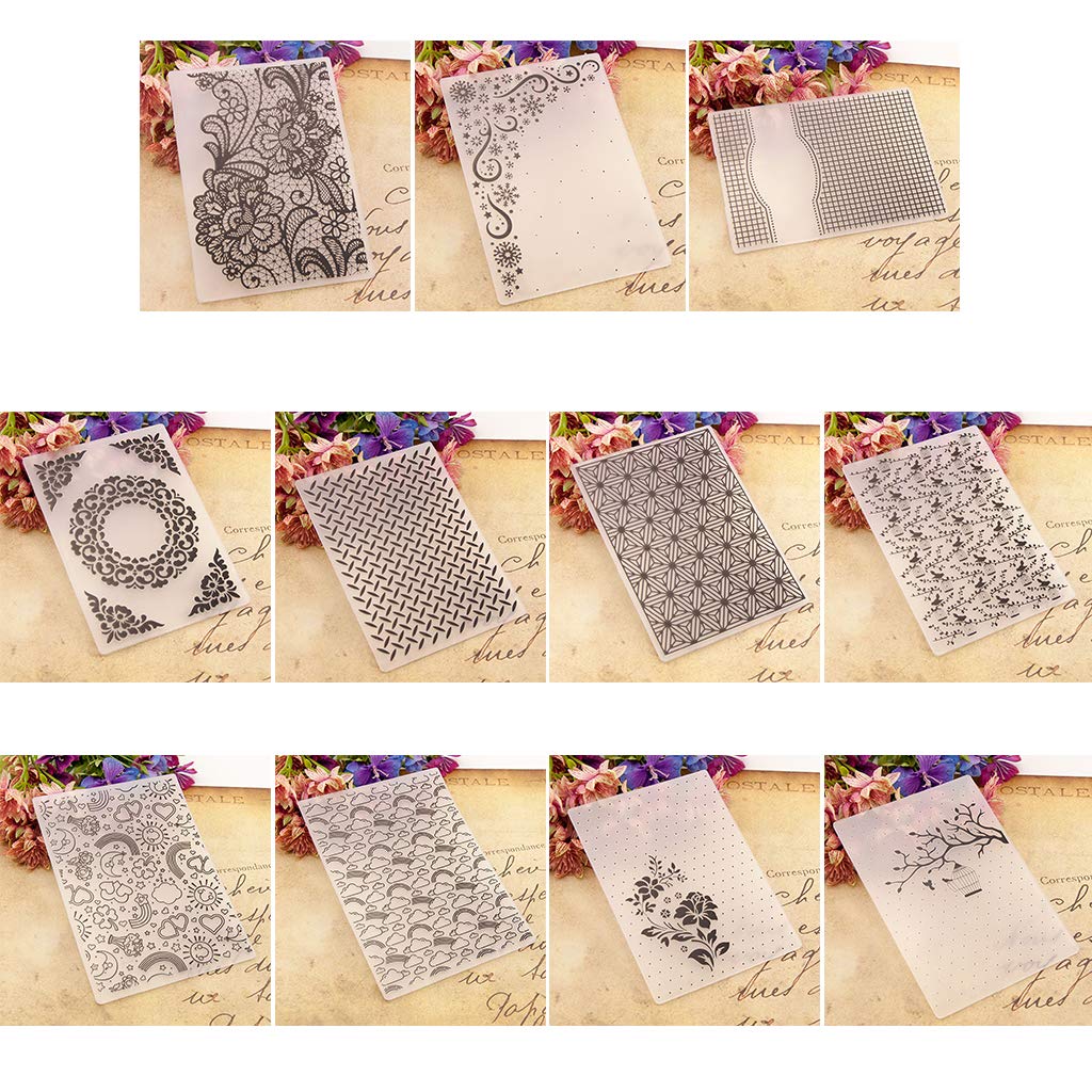 Plastic Embossing Folder Template DIY Scrapbook Photo Album Card Making Decorati Scrapbook Photo Corners Clear
