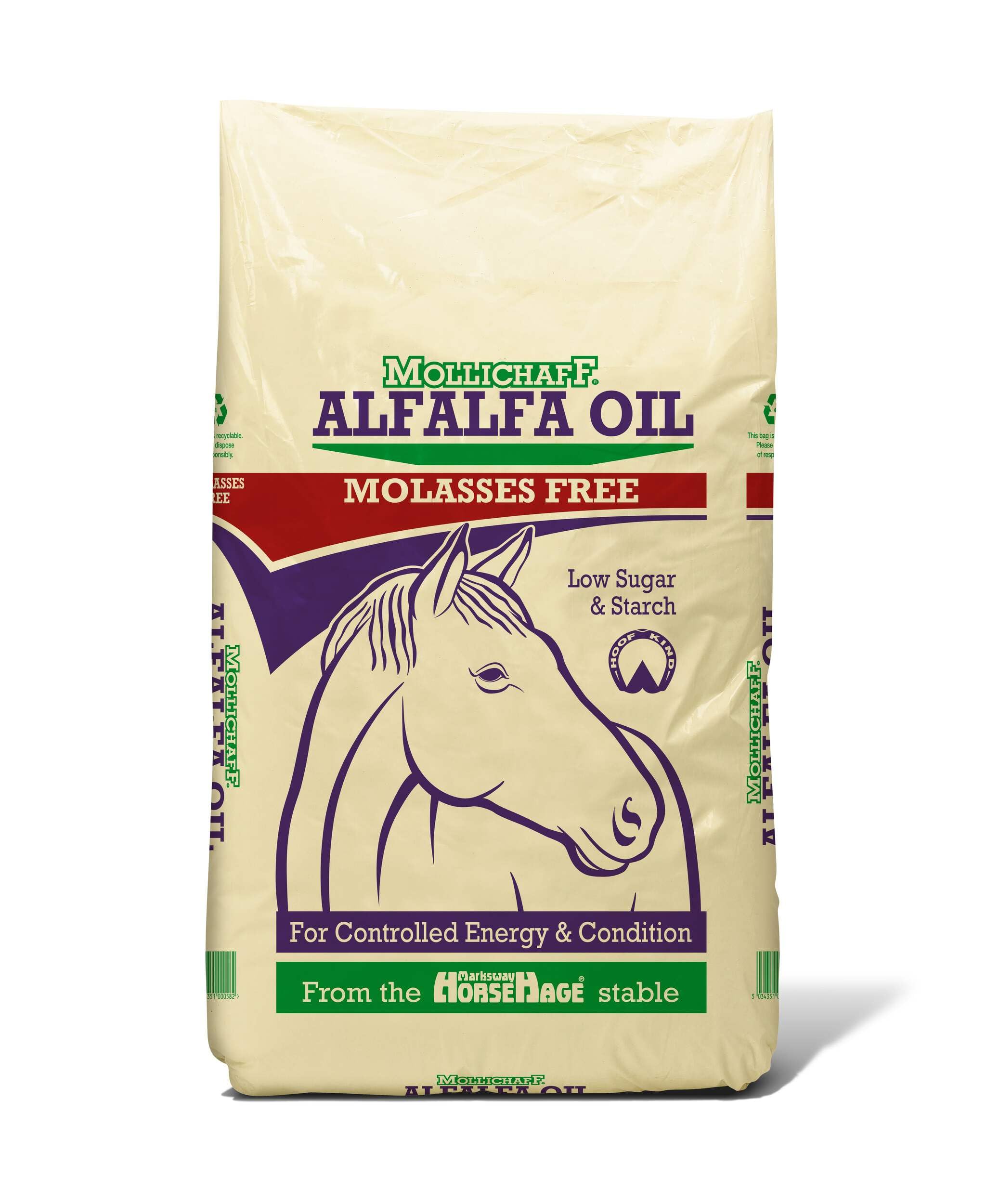 Mollichaff Alfalfa Oil 18Kg For Horses