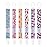 babygoal Fruit Pacifier Clips, 6 Pack Binky Paci Holder Leashes Fits for Most Pacifiers and Binkies 6PB17