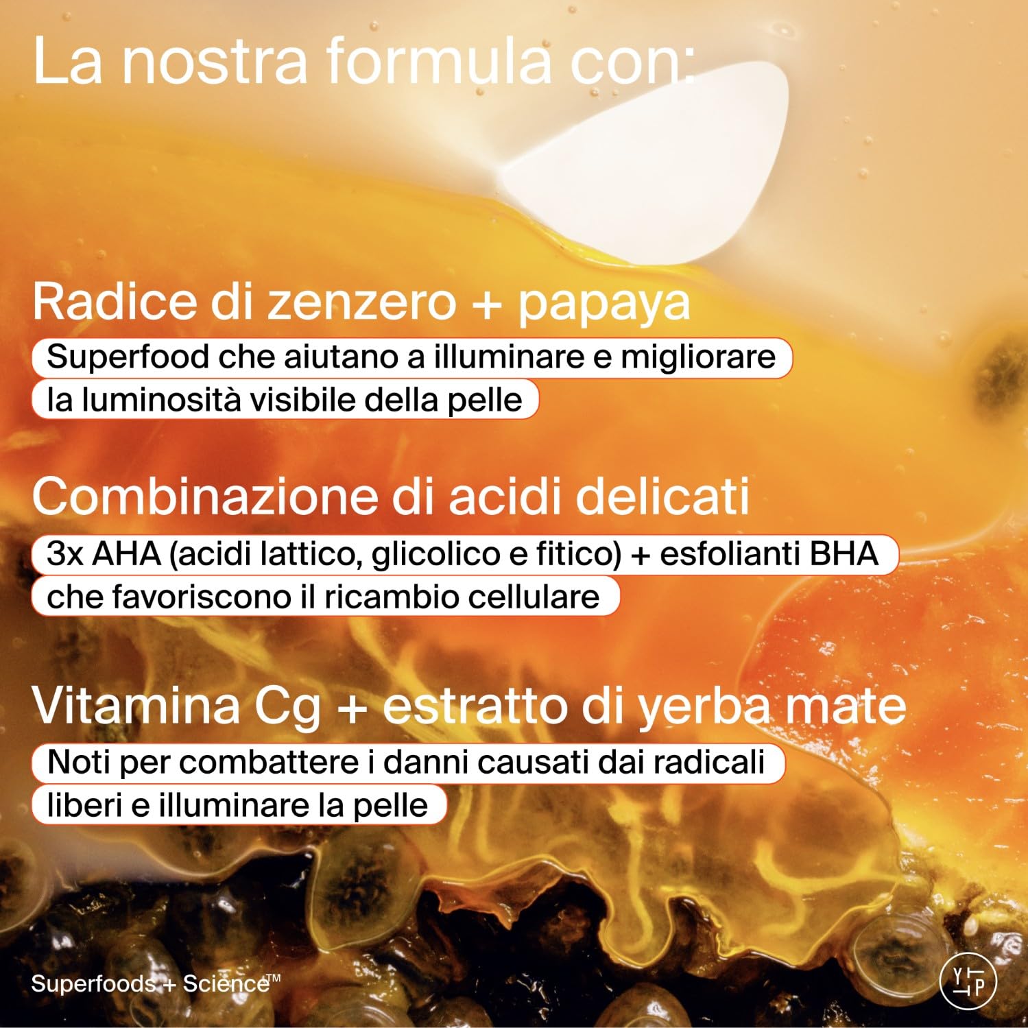 Youth To The People Superfruit Cleanser, Detergente Viso Esfoliante Delicato, Con Papaya e Vitamina C, Detergente Idratante Lenitivo, Illuminante, Struccante Delicato per la Pelle