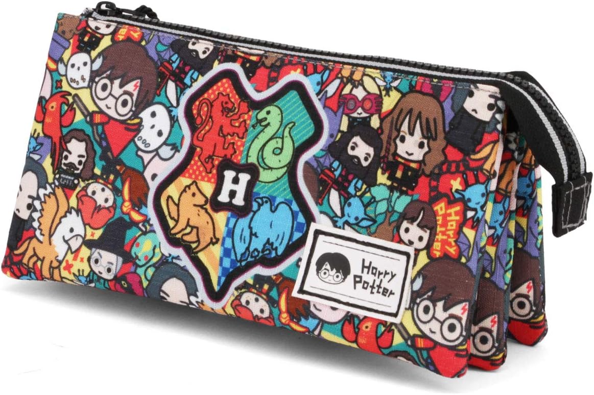 Harry Potter Accio-Triple HS Pencil Case, Multicolour, 23 x 11 cm