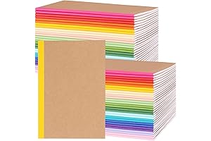 EOOUT 60-Pack Craft Notebooks: A Rainbow of Creativity