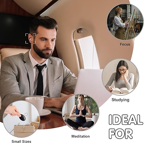 Miniatura 28 de 2 pares de tapones para los oídos para reducir el ruido del sueño, tapones NRR de 30 a 35 dB para cancelación de ruido para sensibilidad al ruido