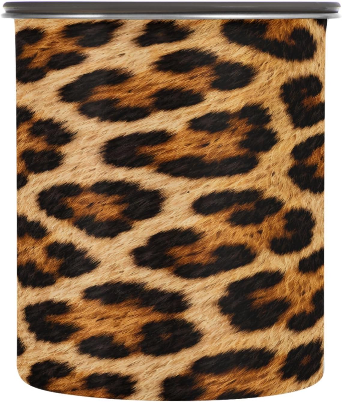 Frasco para Café Leopardo 30 oz Acero Inoxidable Hermético con Tapa