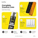 snkfy Shoe Cleaning Kit for Sneakers – Foam Cleaner Spray + Brush + 3 Wipes Combo | Sneaker Cleaner for White Shoes, Suede, Mesh, Canvas & Leather | Shoe Care Kit for Men & Women gallery image