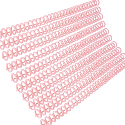 Funien - 10 anillas de plástico de 30 agujeros sueltas para encuadernación de hojas, 85 hojas de capacidad para manualidades, álbum de oficina,