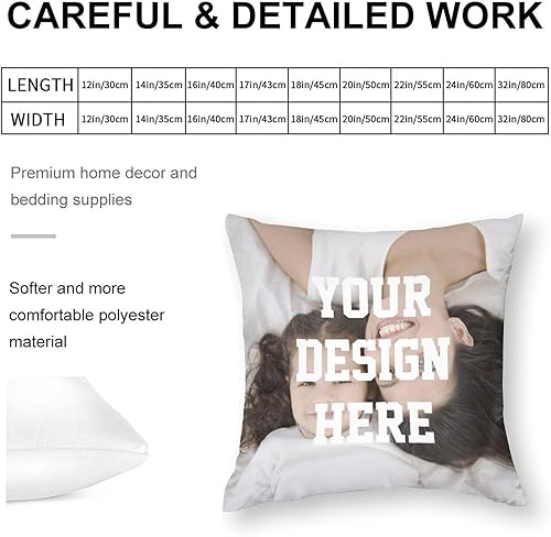 Miniatura 2 de Almohada personalizada con imagen y texto, almohada personalizada para el día de la madre, funda de almohada personalizada de dos lados, regalo de