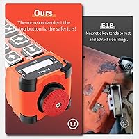 Vista 4 de Doble 2 velocidades Industrial Grúa Inalámbrica Radio Control Remoto Botón de 8 Canales para Puente Aéreo Viajar Grúa Pórtico con Transmisor