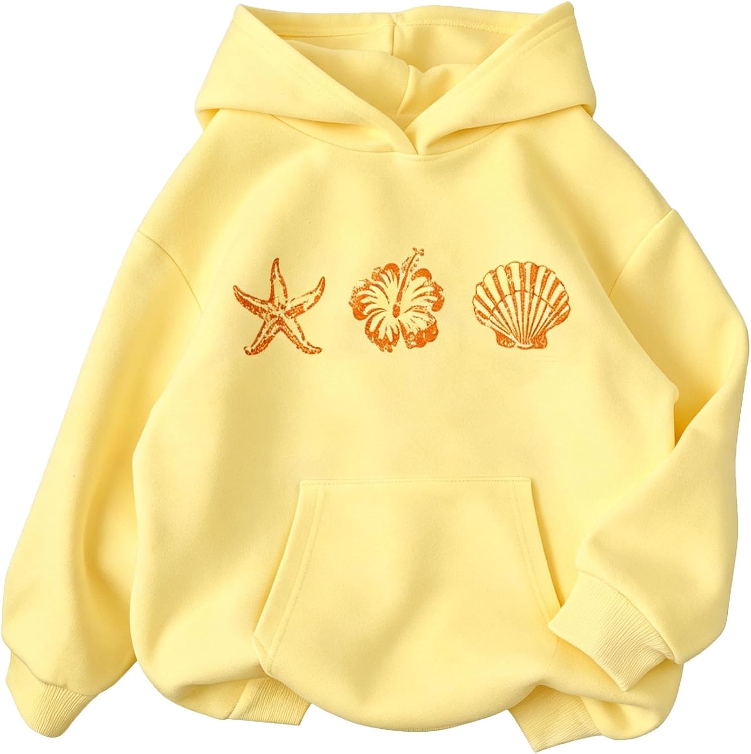 Cute Hoodies for Teen Girls Seashell Tween Sweatshirts