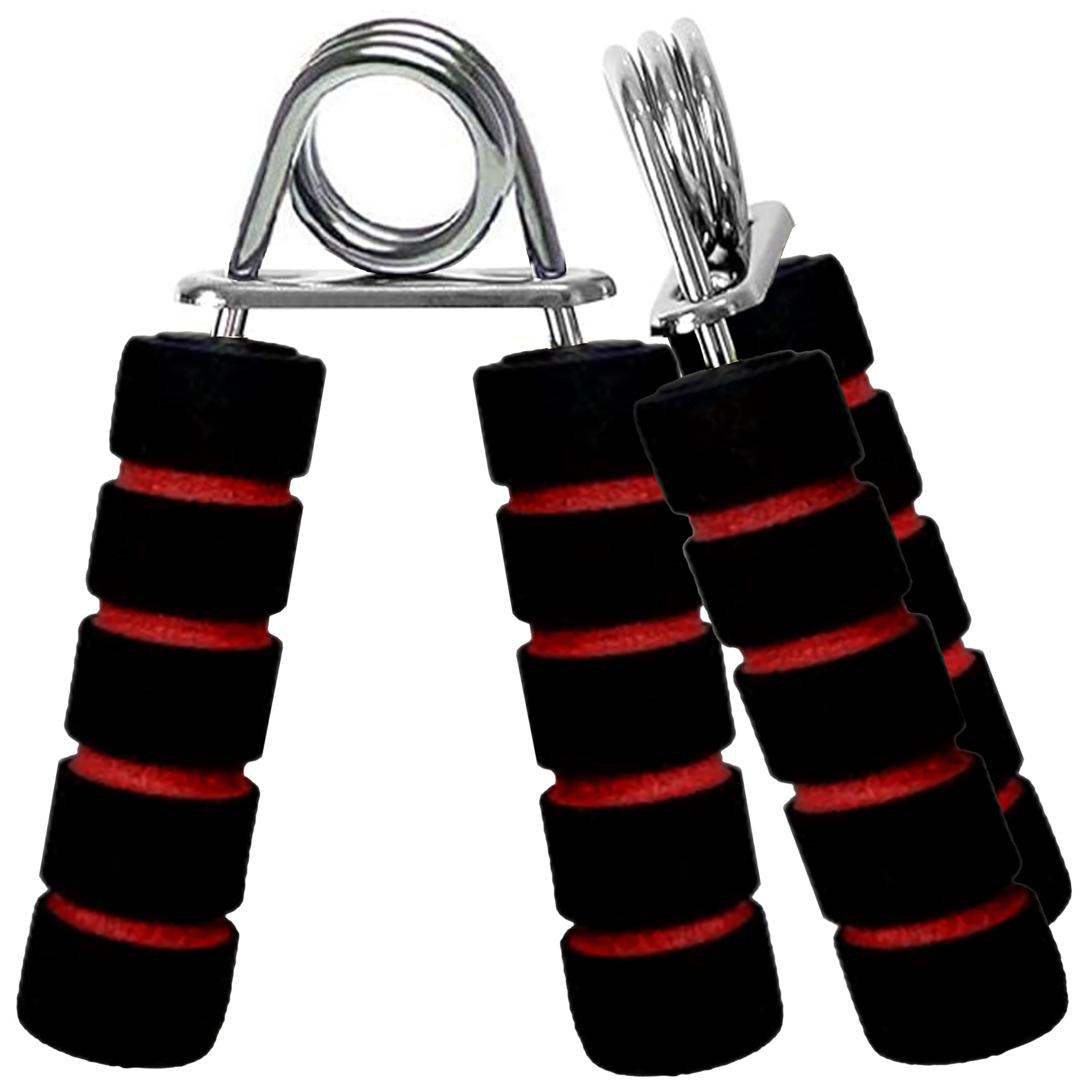 UMEEZ Grip Strengthener 2 Pack Red Hand Grips Strengthener Forearm Strengthener Wrist Trainer Hand Gripper Grip Trainer Hand Exerciser Finger Strengthener Hand Grips Forearm Trainer