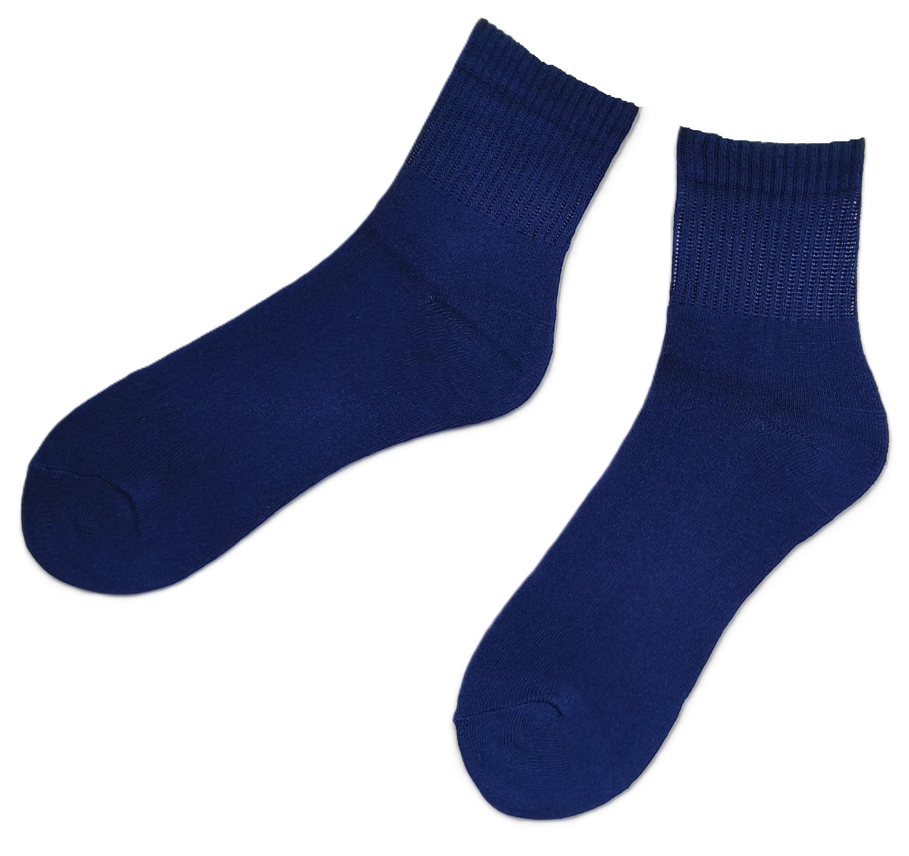 prince Athletic Sports Ankle Low cut Socks for Unisex|Free Size | Pack -3 |Navy Blue-picture-21