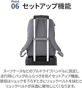 極美品】マッキントッシュフィロソフィー ビジネス リュック PC収納可