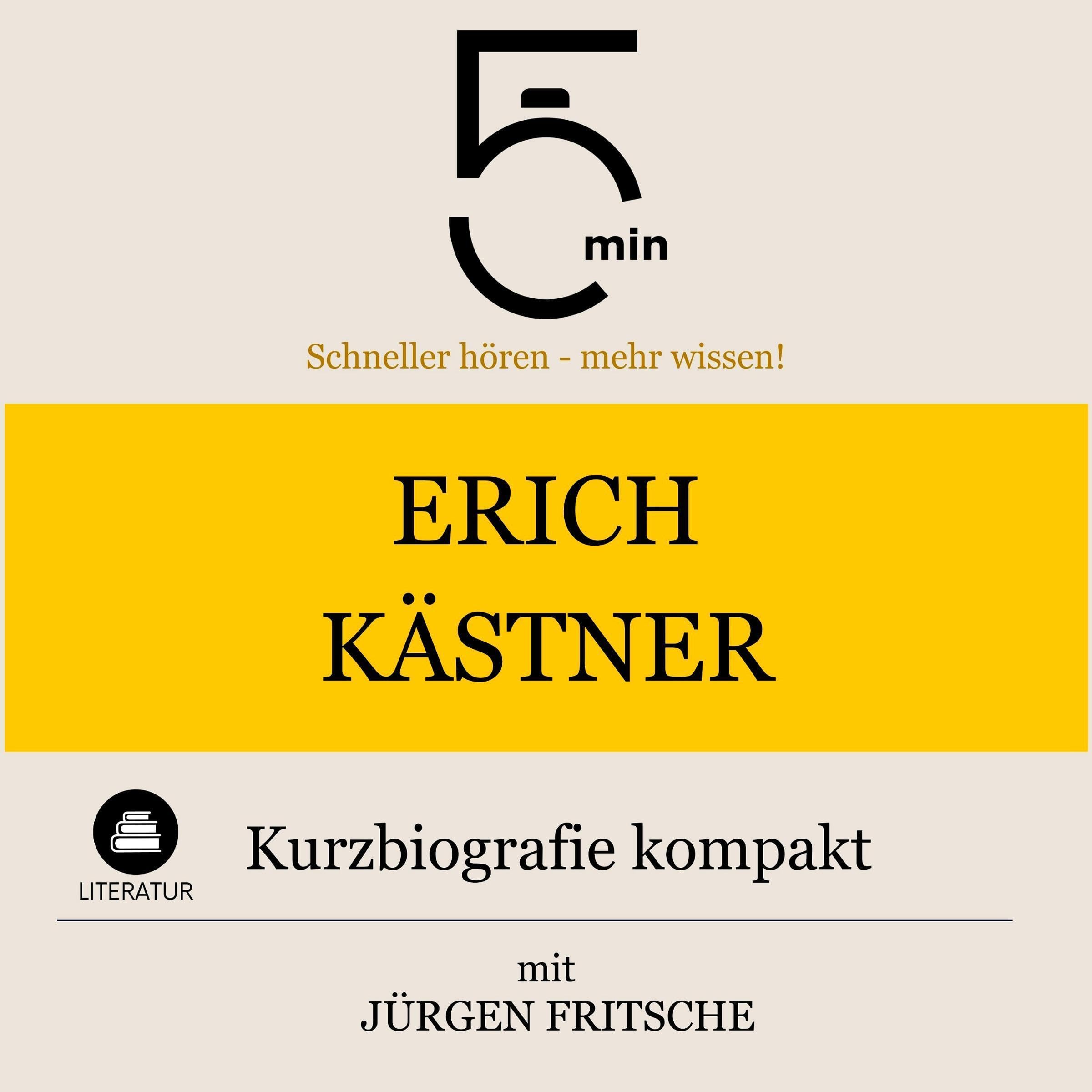 Cover art for Erich Kästner - Kurzbiografie kompakt