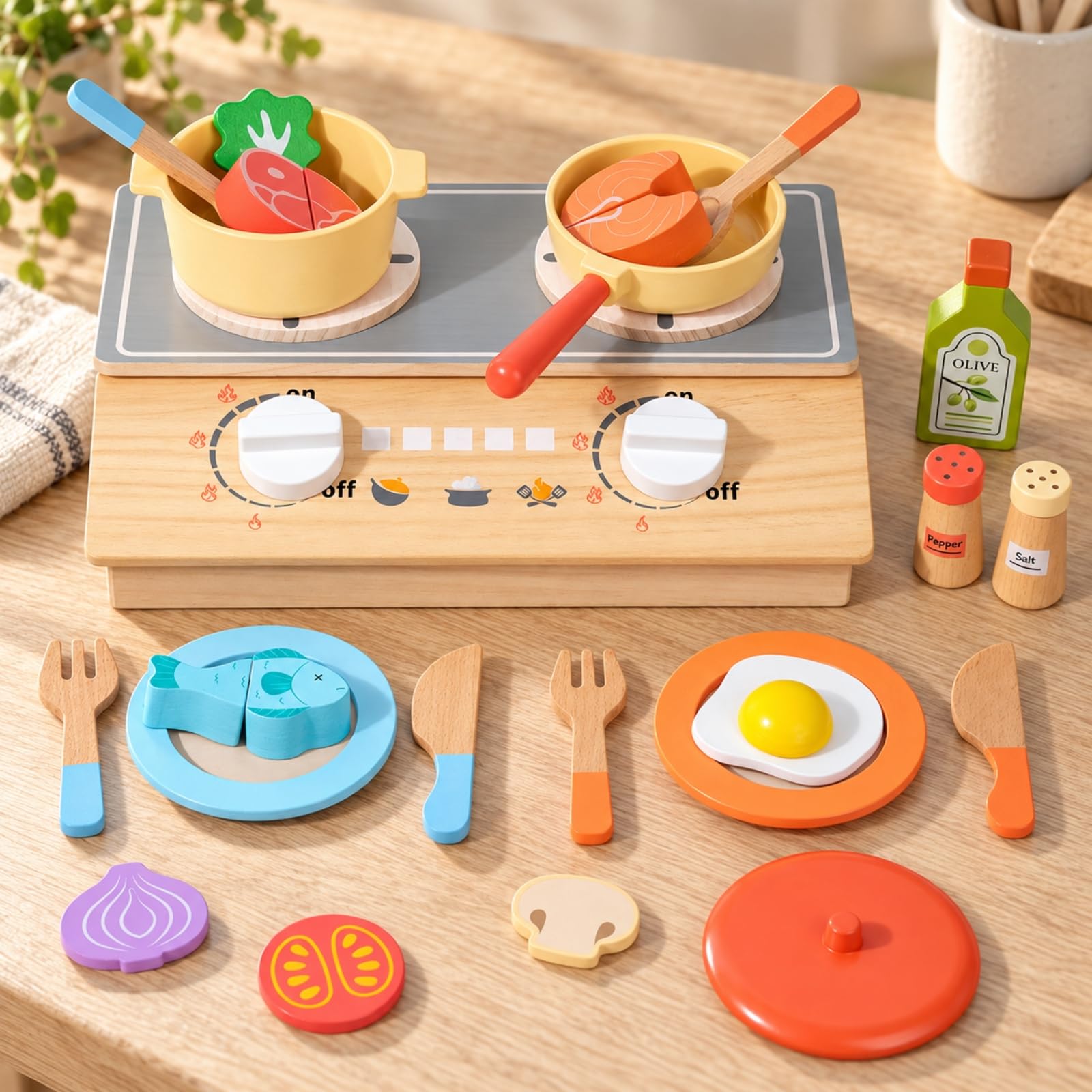 Giocattolo per Bambini Atossico Giocattolo con Accessori da Realistico per Asilo