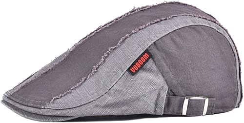 Miniatura 9 de VOBOOM Gorras de hiedra envejecidas 100 algodón gorras de Newsboy Sombrero de taxi Gatsby