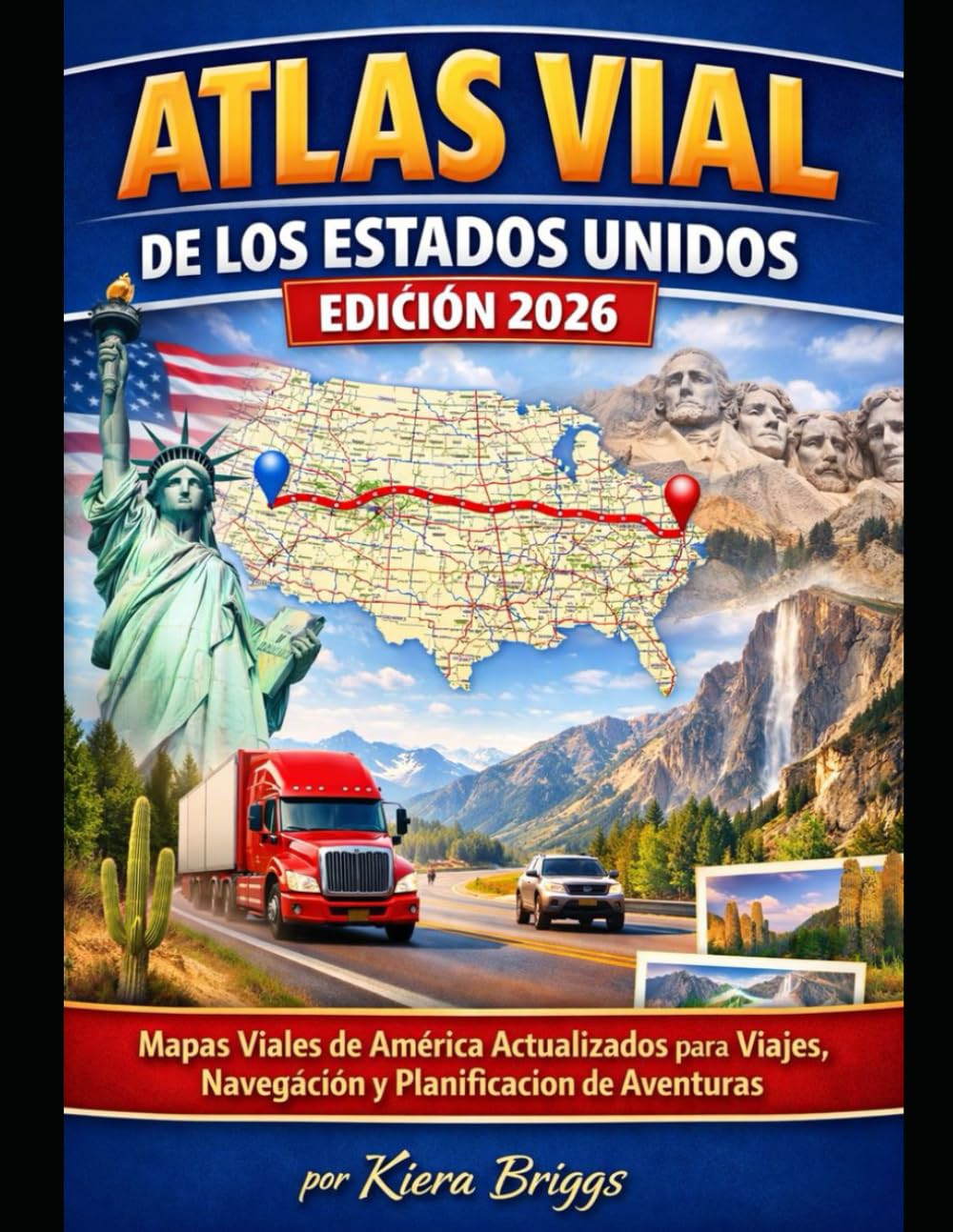 Atlas Vial de los Estados Unidos Edición 2026 (Edición en Español): Mapas Viales de América Actualizados para Viajes, Navegación y Planificación de Aventuras (Spanish Edition)      Paperback – January 31, 2026