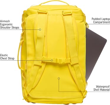 Baboon to the Moon Go-Bag Duffle Bag, Yellow, MINI (32L), New Go-bag Mini