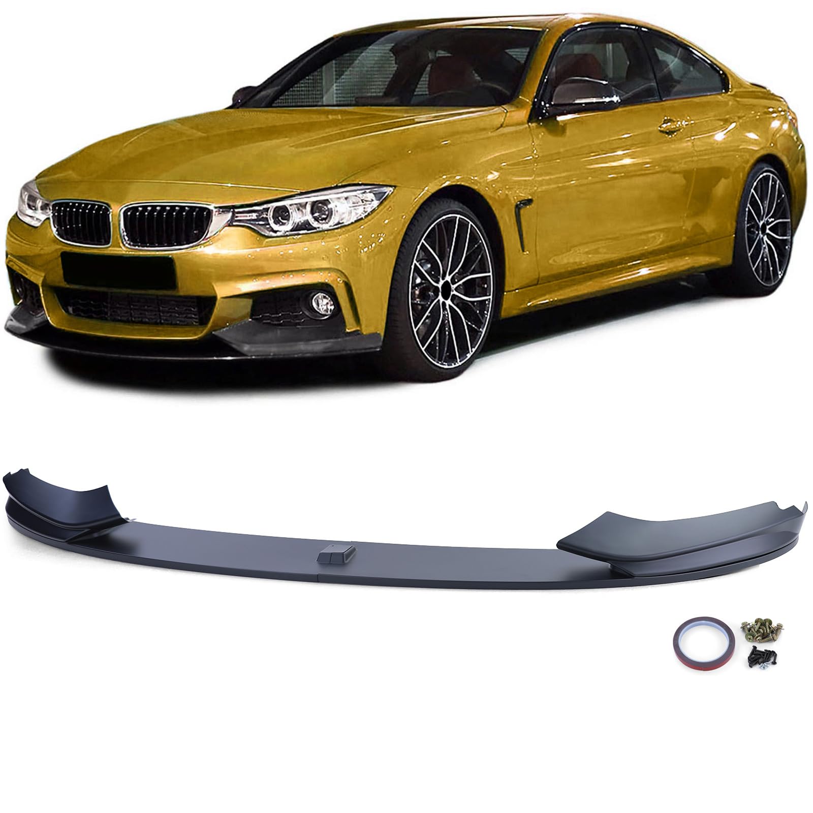 Front Spoiler Lippe Performance Matt passend für BMW 4er F32 F33 F36 ab 13