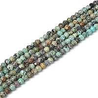 Vista 72 de Cuentas Redondas Facetadas de Ópalo Verde de 4 mm Sueltas de 16 Pulgadas para Hacer Joyas