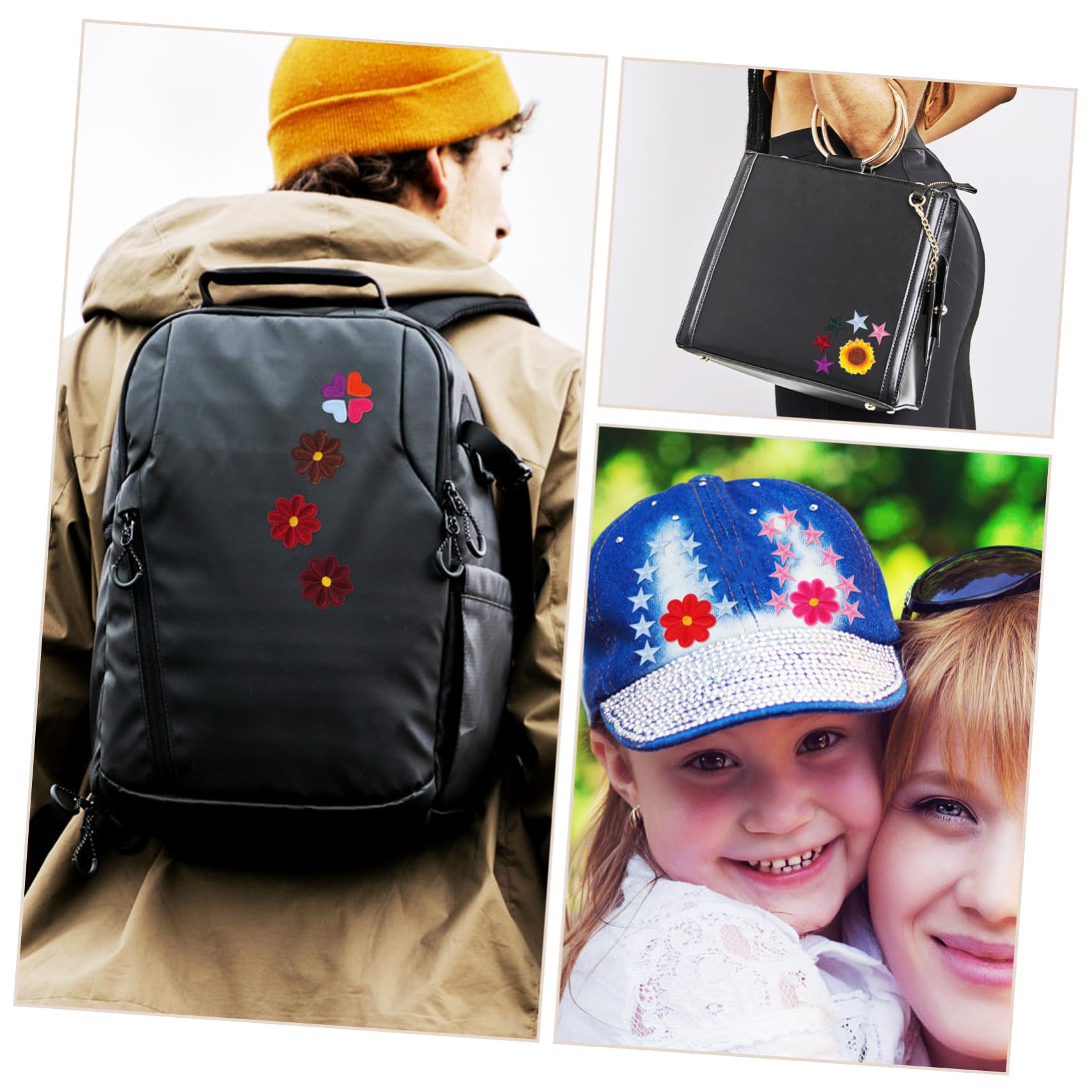 Operitacx 284stücke Teiliges Bunter Blumen-patches Zum Aufbügeln Einzigartige Applikationen Für Kleidung Hüte Taschen Und Mehr Haltbare Gestickte Designs Für Kreative -reparaturen